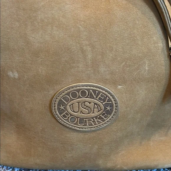 Vintage Dooney & Bourke Tan Leather Bucket Bag - Picture 2 of 13